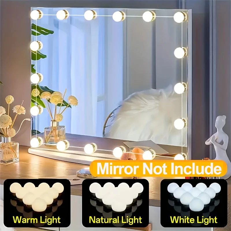 مجموعة أضواء مرآة الغرور في هو - مراجعة Dressing Table Vanity With Lighted Mirror وسعره