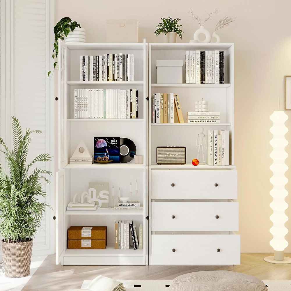 رف كتب بارتفاع 71 بوصة مع وحدا - مراجعة Storage وسعره