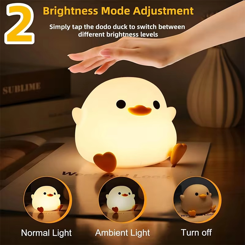 مصباح ليلي LED على شكل بطة لطي - مراجعة Floating Nightstand With Led Light وسعره