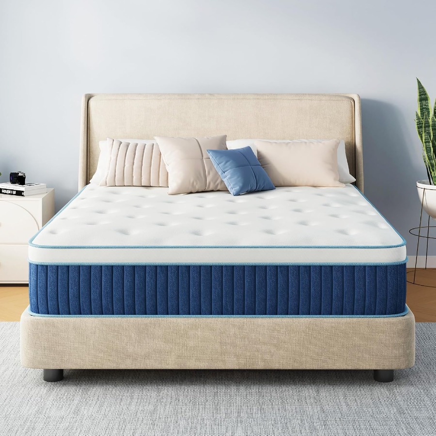 مرتبة هجينة مقاس 12 بوصة، مناس - مراجعة Memory Foam Mattress In A Box Queen وسعره